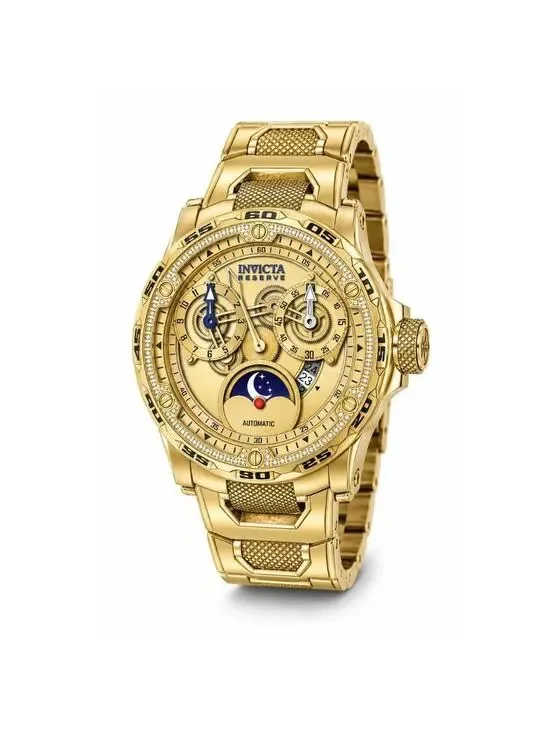 Invicta Reserve 0.38 Carat Diamond Automatic Men's Watch - 50mm, Gold (50439)