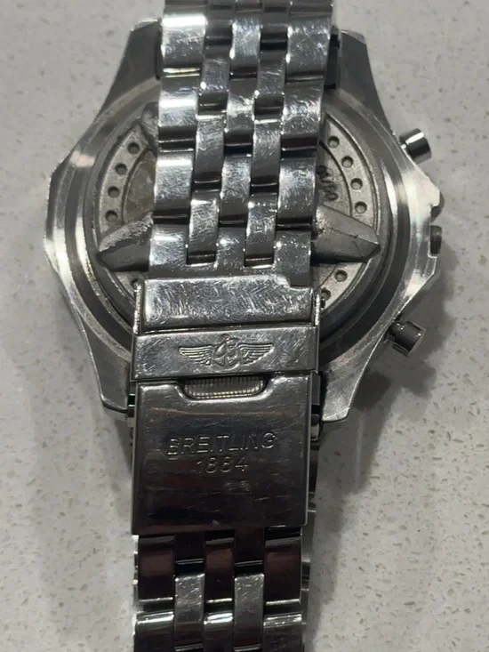 Breitling for Bentley Stainless Steel Men's Watch (description below).