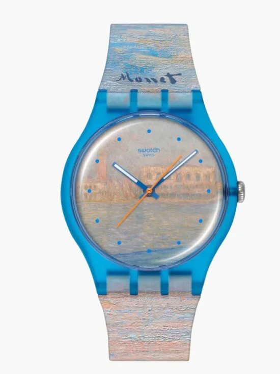 Swatch Special x Guggenheim Monet's Palazzo Ducale Watch NEW WITH BOX