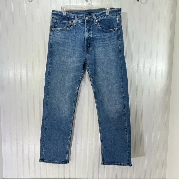 Levi’s 505 Straight Leg Jeans 34x30 Dark Wash Classic Fit Men