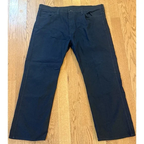 Levi's 569 Jeans Men 40x32 Black Dark Wash Loose Fit Straight Leg Baggy