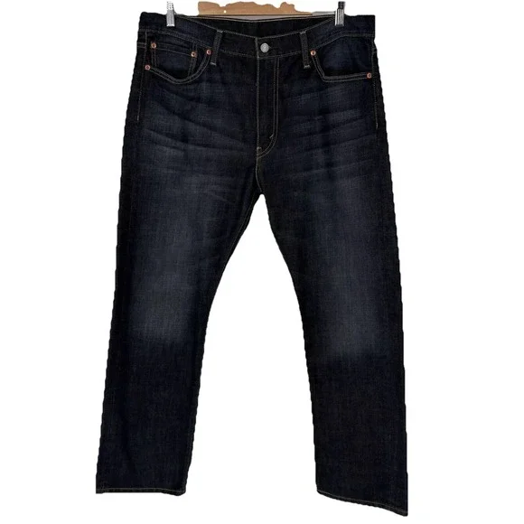 Levis Mens 513 Slim Straight Jeans 38x30 Bowman Lake Medium Wash Stretch Classic