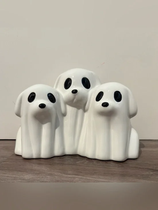 Absolutely Adorable Trio of Ghost Dogs- NWT