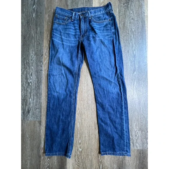 Levis 514 Straight Fit Jeans Mens 30x30 Blue Medium Wash Denim Pants