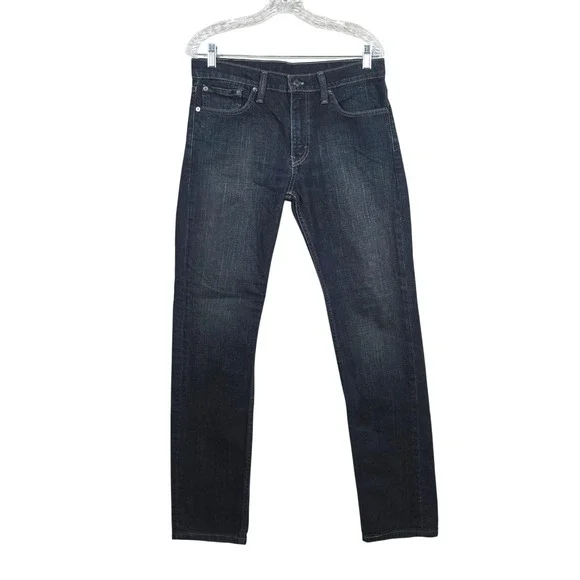 Levi's 511 Slim Fit Jeans Mens 32x32 Dark Indigo Blue Stretch Denim 04511-4172