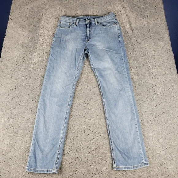 Levis 541 Jeans Mens 31x32 Blue Athletic Taper Medium Wash Stretch Denim