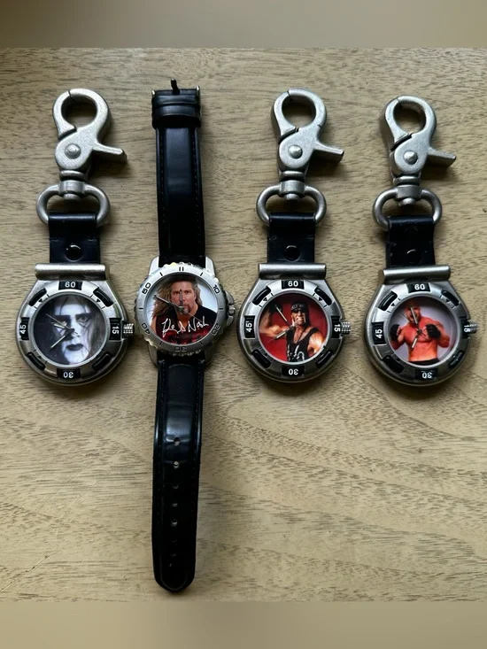 Lot of WCW nWo Vintage Watches: Hulk Hogan, Goldberg, Sting, Kevin Nash/Diesel