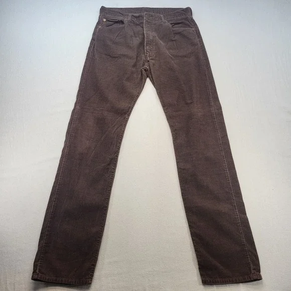 Levi's 551 Corduroy Vintage 90's Pants Mens 36x36 Brown Straight Leg Trouser