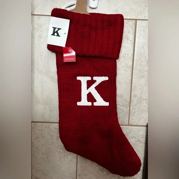 New Wondershop Initial K Monogram Knit 19