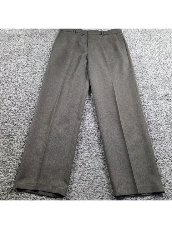 Vintage Levis Action Slacks Mens 34x30 Brown Disco Dad Polyester Pants