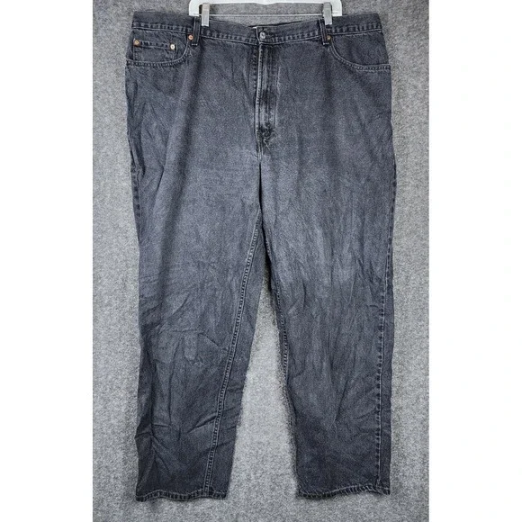 Levis Jeans Mens 46x34 560 Comfort Fit Black Denim Y2K Vintage EUC