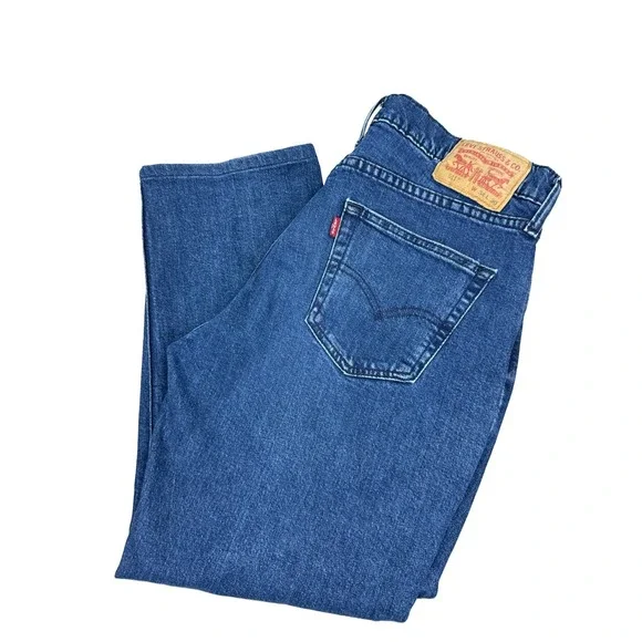 Levi's 511 Jeans Mens 34x30 Blue Denim Slim Fit Hemmed To 25 Medium Wash
