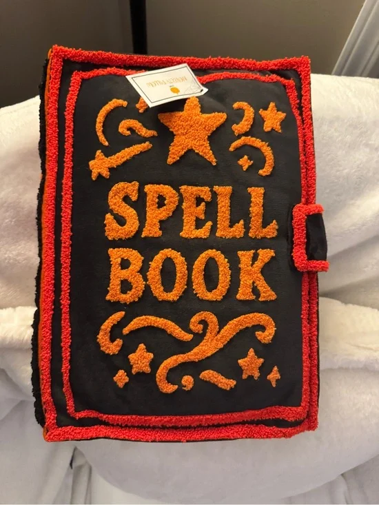 New & VIRAL! Target Spell Book Halloween 2026 Throw Pillow Bullseye’s Playground