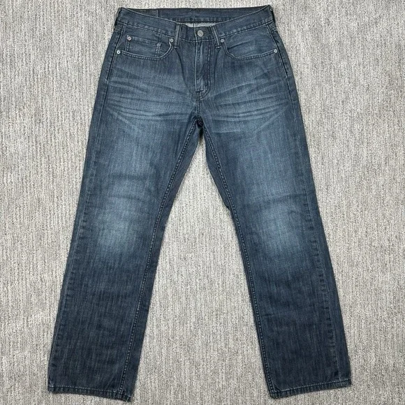 Levi's‎ 559 Jeans Mens 32x32 Dark Wash Blue Relaxed Straight Leg Denim 5 Pocket