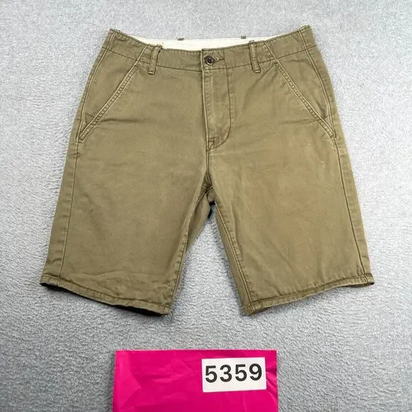 Levi Strauss Shorts Green Casual Classic Size 29 Classic Mens Levis