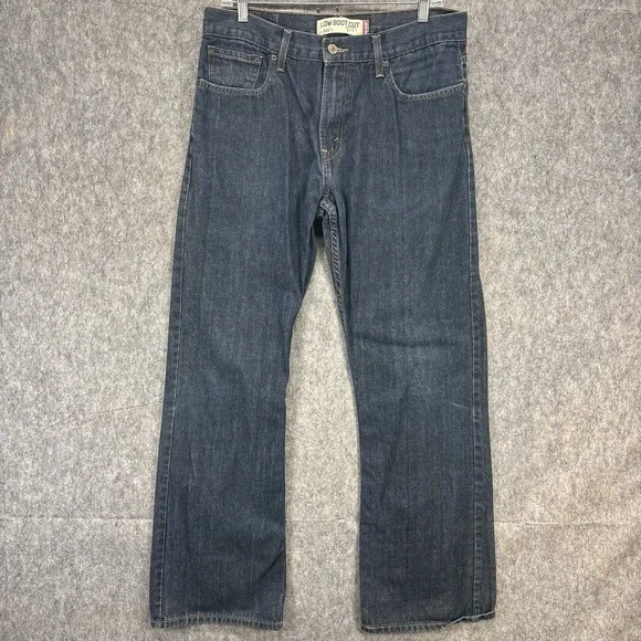Levis 527 Low Boot Cut Jeans Men's 34 x 32 Blue Denim Y2K Flare Pants