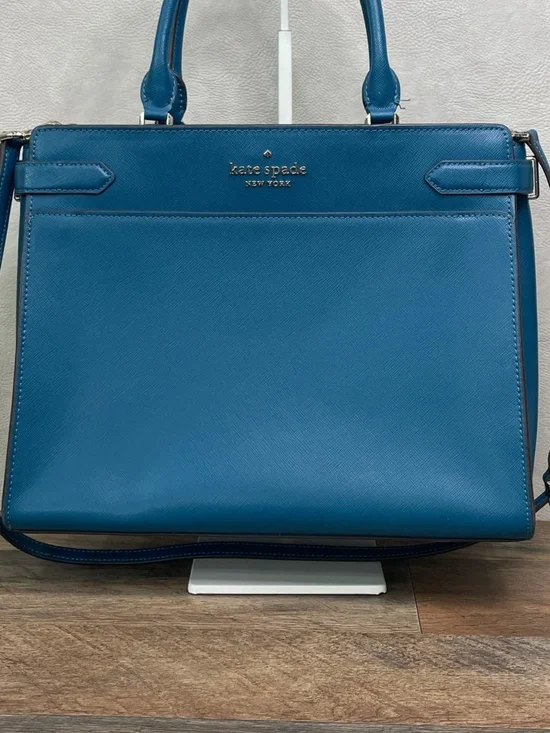 kate spade New York Teal Leather Satchel