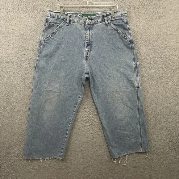 Vintage Levis Silvertab Jeans Mens 36x30 Blue Denim Baggy Light Wash Skater Y2K