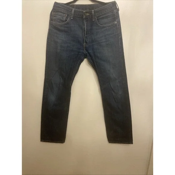 Levis 501 Jeans Mens Blue Denim Buttonfly W31‎ L32