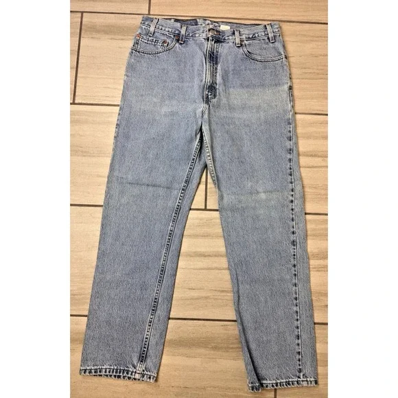 Vintage Y2K Levi's 505 Regular Fit Straight Leg Jeans Men's 36x30 Distressed USA