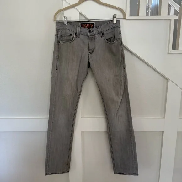 Levi's Men's Skinny 511 Jeans in Gray W29 H30