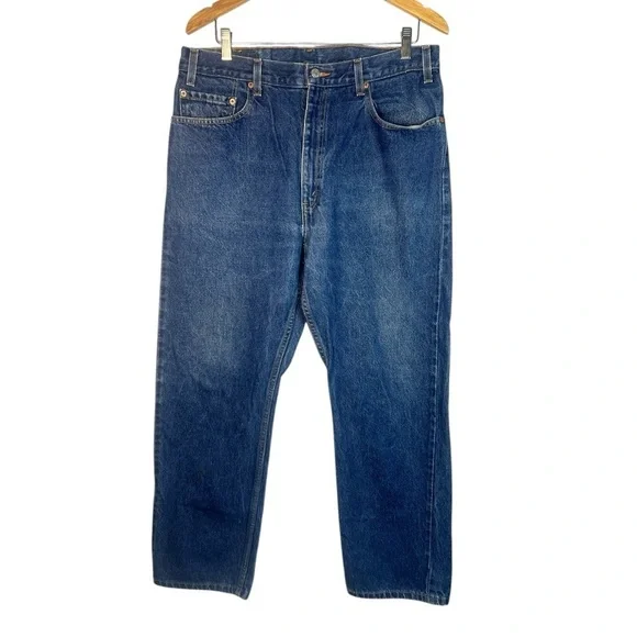Levi’s 1999 Vintage 38x30 505 Straight Leg Medium Dark Wash Jeans