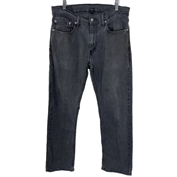 Levis 559 Mens Jeans Actual Size W‎ 34 x L 29 Faded Black Straight Relaxed A75