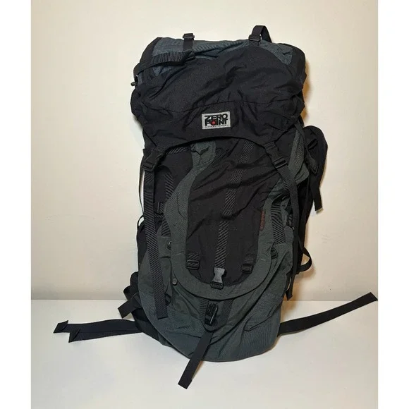 Zero Point Hiking Backpack | Super Wishbone Double Frame | Black/Green