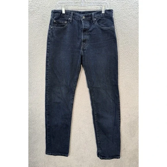 Vintage Levis 501 XX Jeans Mens 33x34 Blue Button Fly Workwear Grunge Skater Y2K