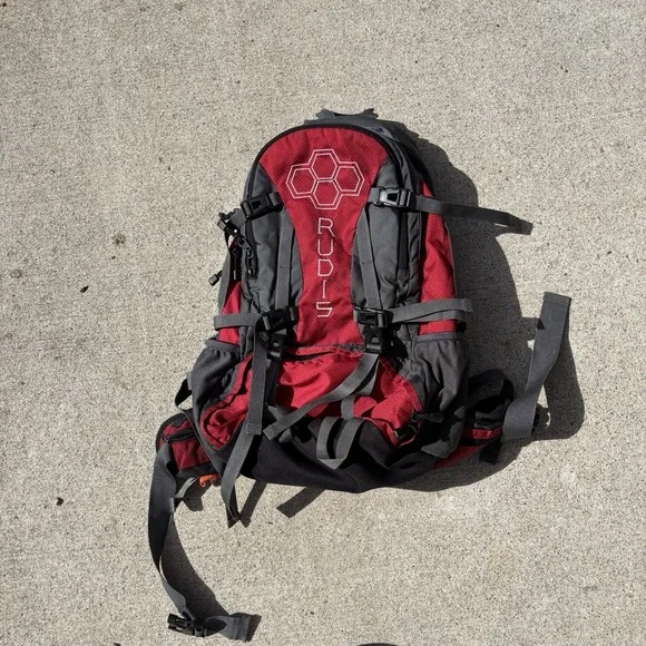 Rudis Wrestling Genesis Gearpack Backpack Red Southeastern States w/ Rain Cover