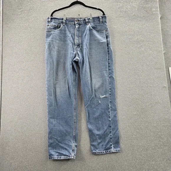 VINTAGE Levi's 540 Men Jeans 36X29 Blue Denim Tapered Athletic Fit  28