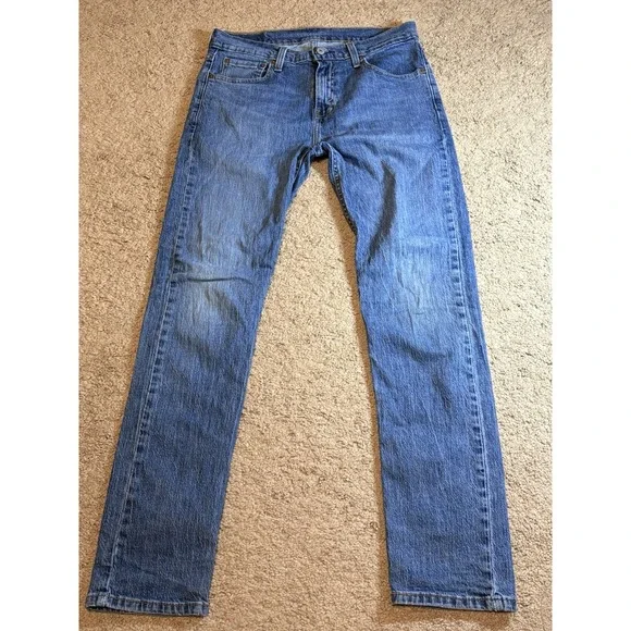 Levis 502 Jeans Men's Size W30L32 Blue Straight‎ Leg Medium Wash Comfortable