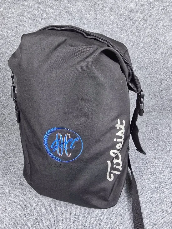Titleist Club Sport Player Roll Top Backpack Bag Oklahoma City Golf Country Club