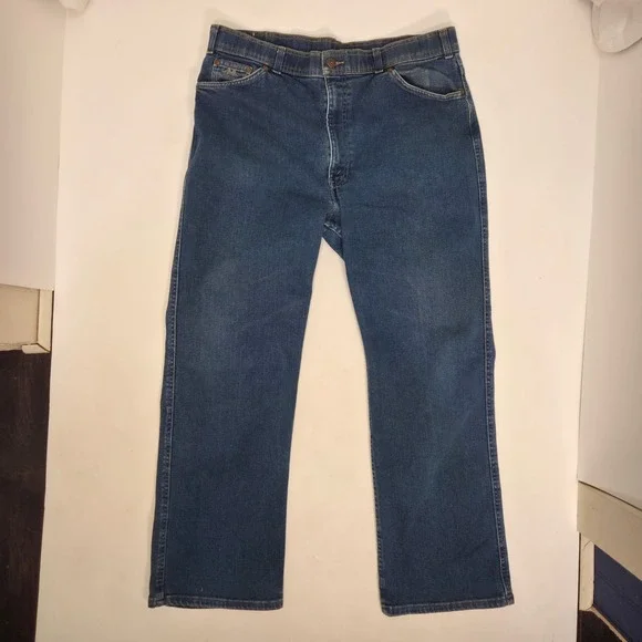 Vintage Levi's Action Casual Jeans Men's 38x30 Relaxed Fit Straight 70s Denim
