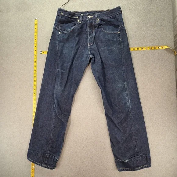 VTG Levis‎ Engineered Jeans Mens Blue Dark Wash Relaxed Twisted Fits 31x28