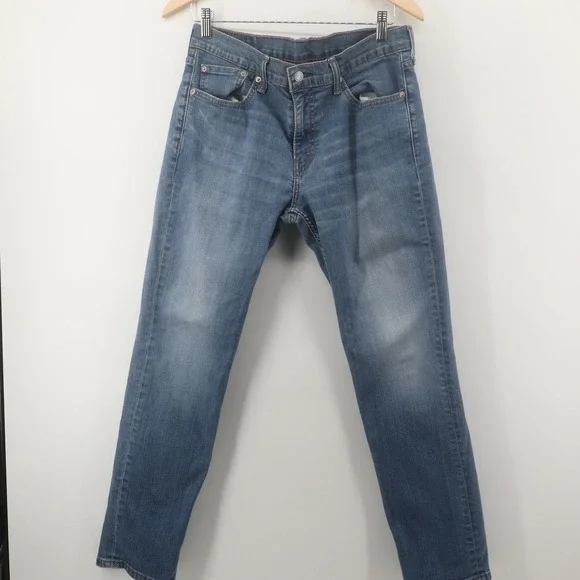 Levi's 511 Mens 32x30 Slim Fit Jeans Blue Medium Wash Denim Excellent‎