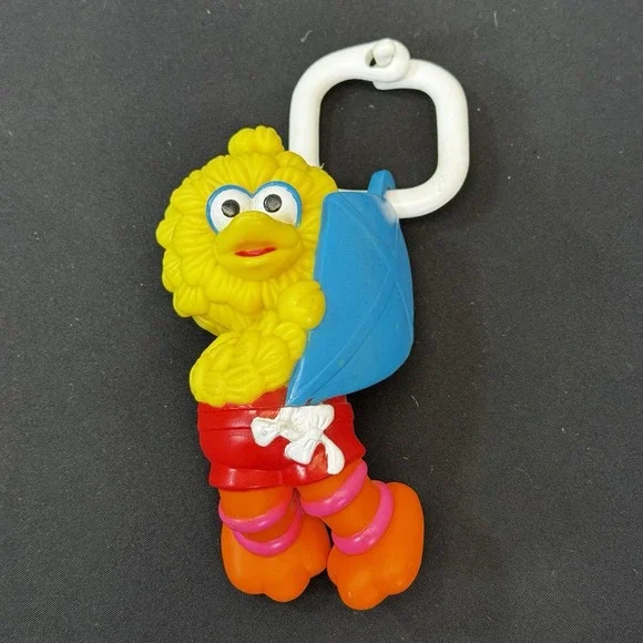 Hasbro‎ Sesame Street Big Bird Toy Yellow Key Ring