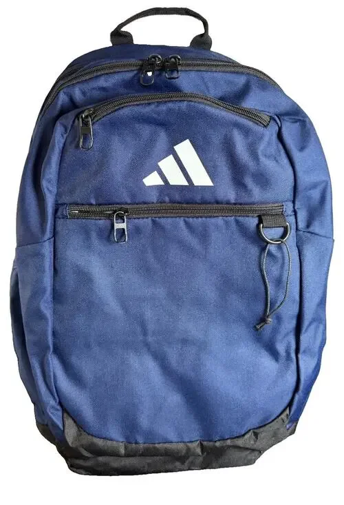 NWOT Adidas Striker 3 Backpack Navy Blue