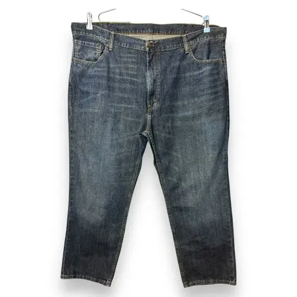 Levi’s 559 Relaxed Straight Jeans 46x30 (28) Big Tall Mid Wash Cotton Workwear