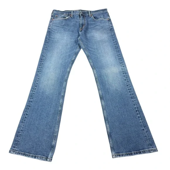 Levi's 527 Bootcut Jeans Mens 34x32 Blue Medium Wash Denim Western Cowboy