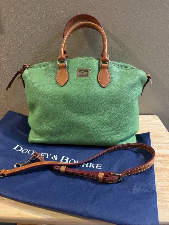 Dooney & Bourke Pebble Leather Satchel