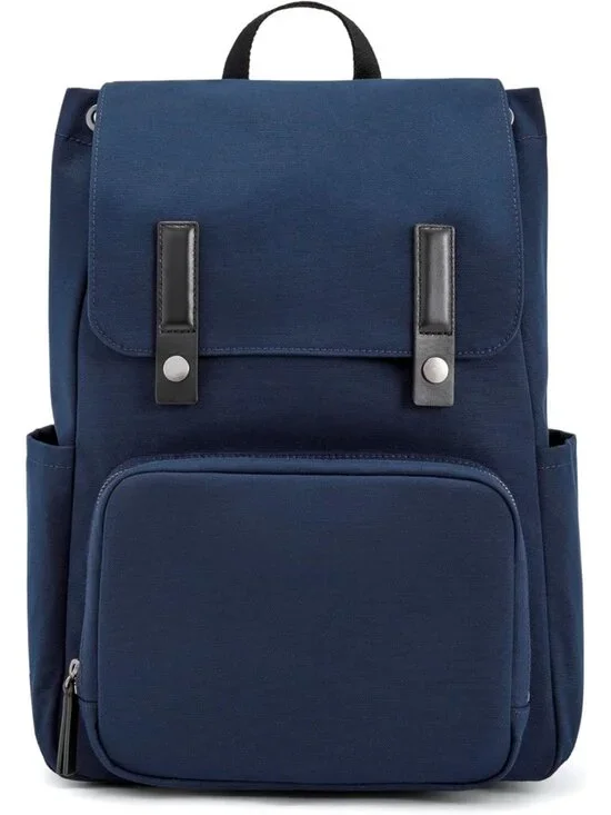 Stylish Navy Canvas Backpack - Versatile, Durable, Perfect for Everyday Use