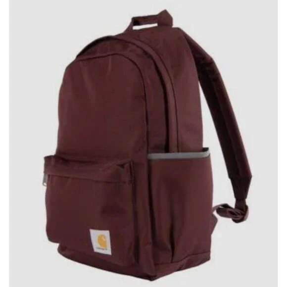 Carhartt 21L Port Wine Maroon Backpack Outdoors School Travel Work Utility