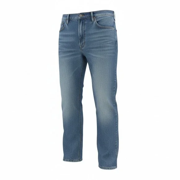 Levi's 505 Regular Fit Jeans Men's 40x29.5 Medium Wash Blue Straight Leg‎ Denim