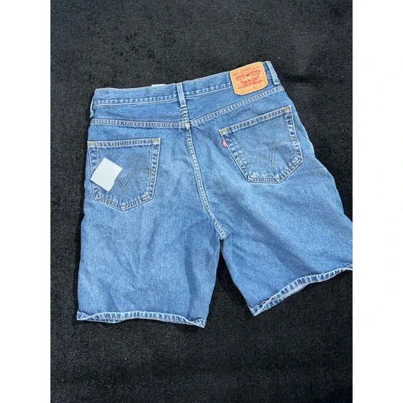 Levi's 550 Relaxed Fit Denim Shorts Mens 36 Blue Medium Wash Jean Shorts
