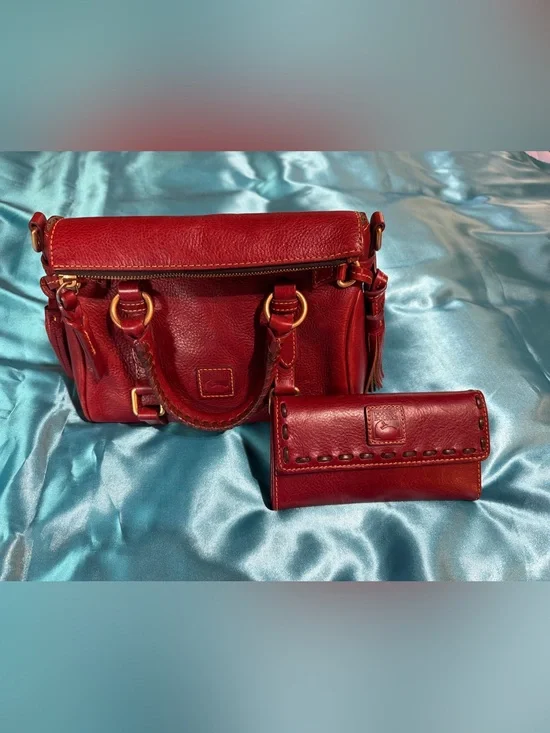 Dooney & Bourke Florentine Mini Satchel and Continental Clutch