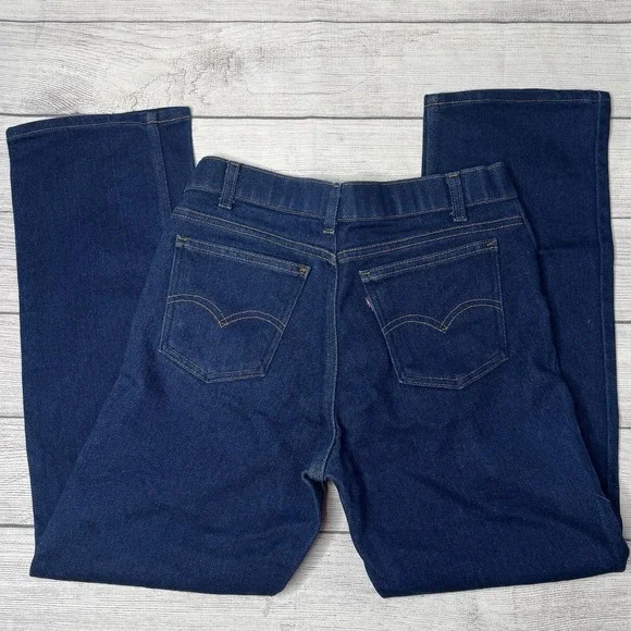 Levi's Men's Vintage Action Jeans Dark‎ Blue Denim Size 32x30 Made In USA