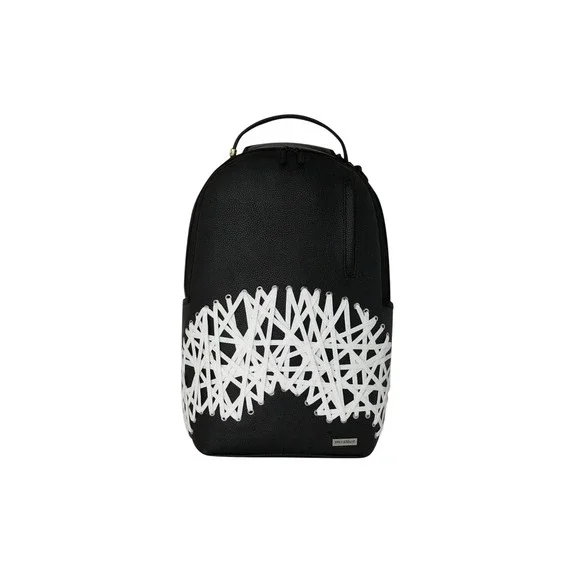 Sprayground Lace Maze Black White Bookbag New Large Backpack limited edition
