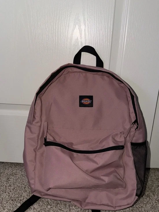Dickies Dusty Mauve Backpack with Black Trim