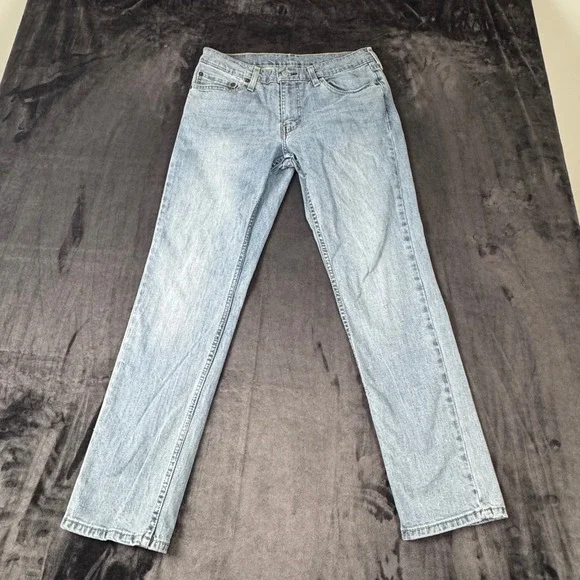 Levi's 511 Slim Fit Jeans Mens 32x30 Light Wash Blue Denim 04511-1432